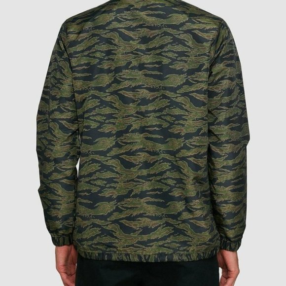 RVCA Jungle Camel Coaches Jacket BNWT Men's Size Medium - Picture 4 of 4
